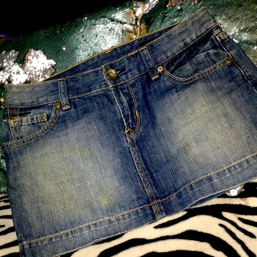 Jean Bling Skirt